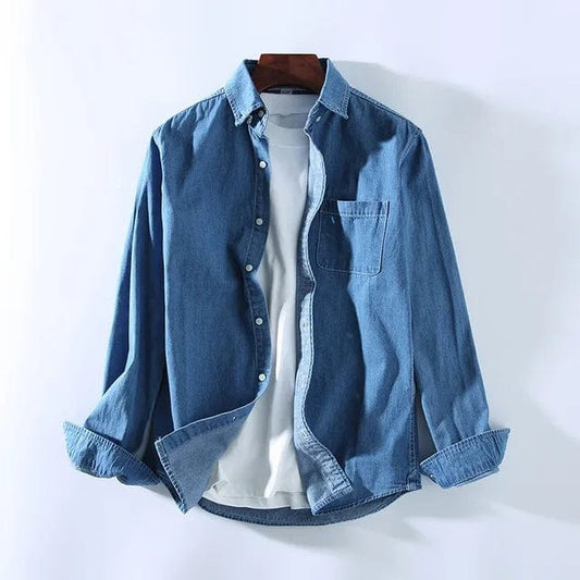 Ethan Denim Button-Up Shirt