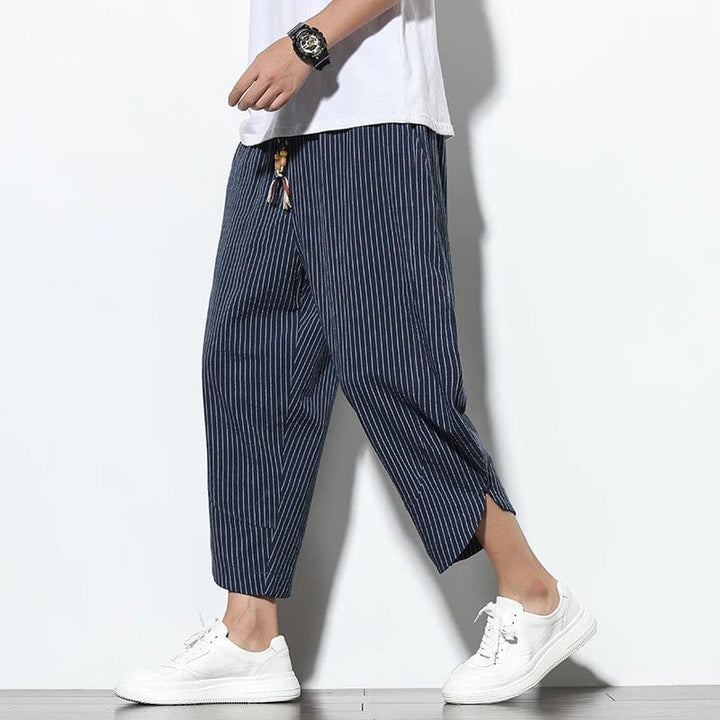 Tyler - Cropped Linen Pants