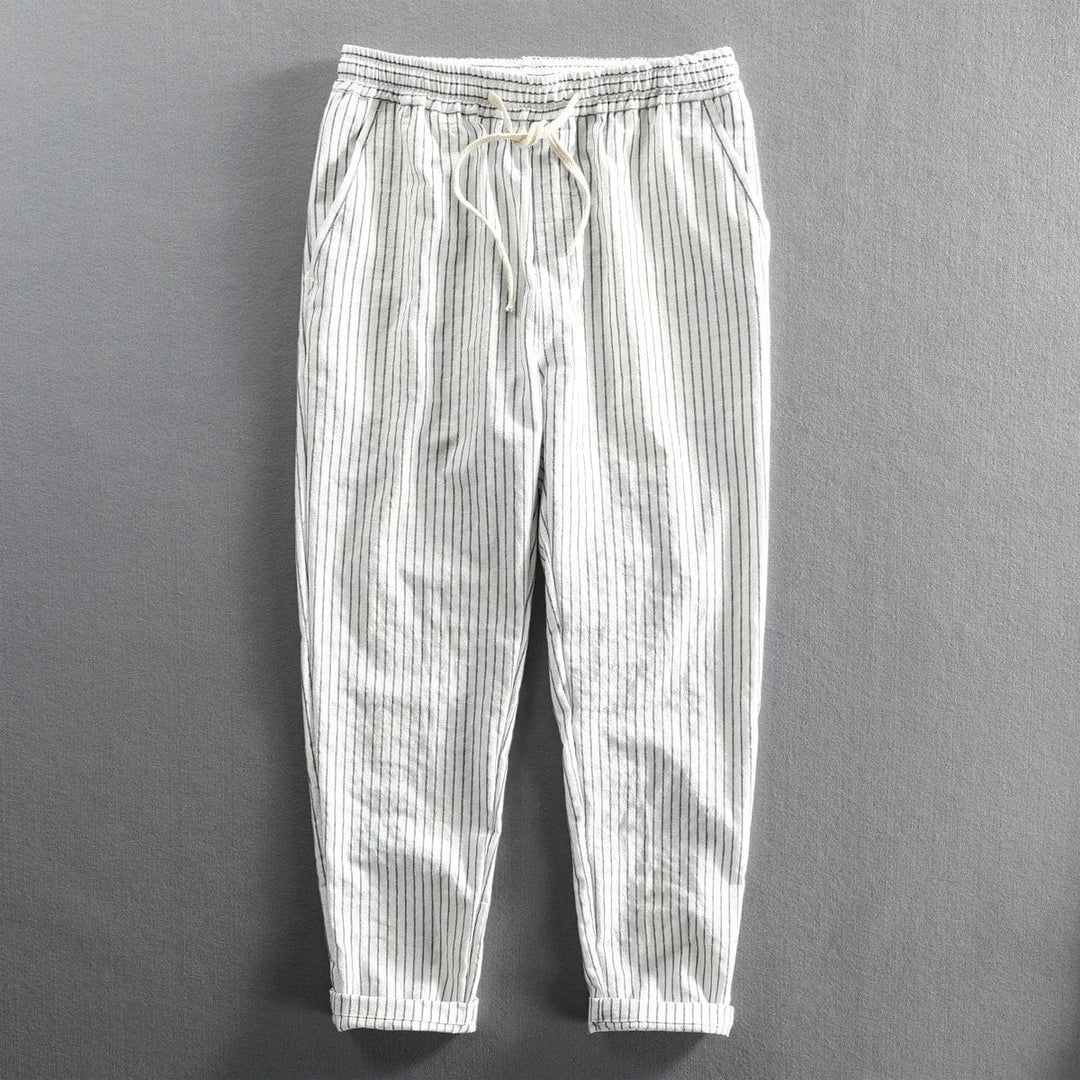 Asher Cotton-Linen Pants