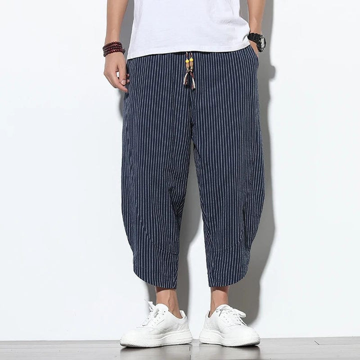 Tyler - Cropped Linen Pants