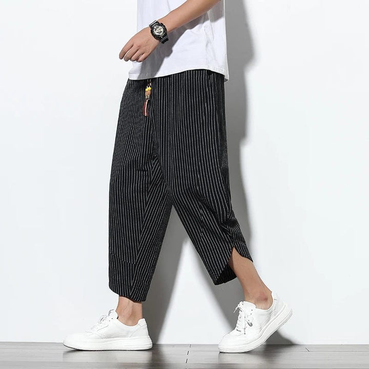 Tyler - Cropped Linen Pants