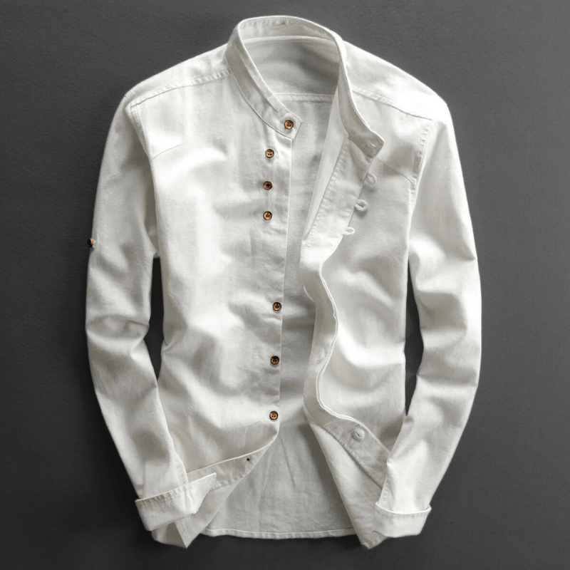 Kaizen Button-Up Linen Shirt