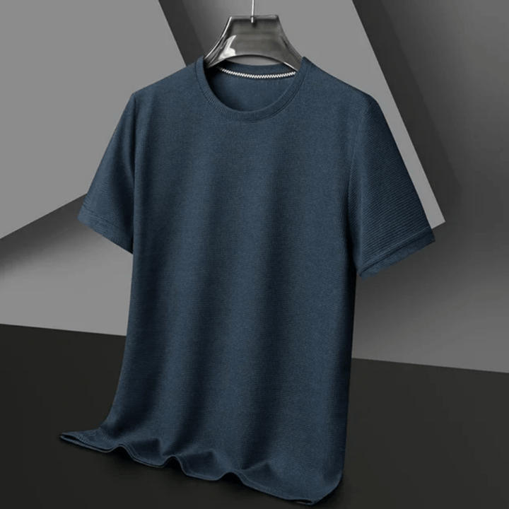 Waffle-Knit T-Shirt