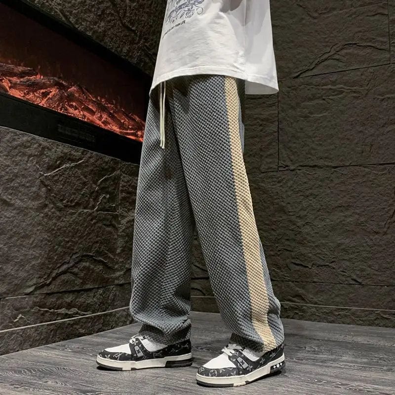 Metro Waffle-Knit Sweatpants