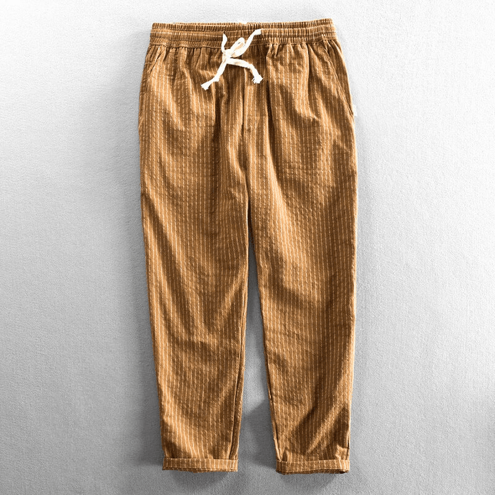 Asher Cotton-Linen Pants