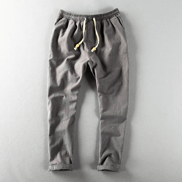 Asher Cotton-Linen Pants